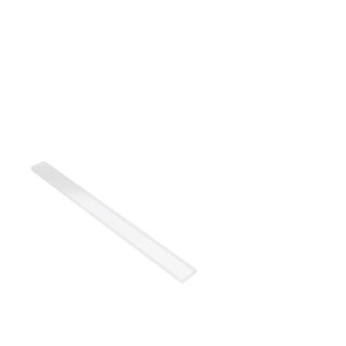 Découpe de Plexiglas Transparent 5mm | 2000x115mm