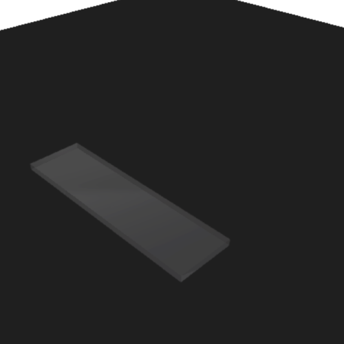 Découpe de Plexiglas Transparent 8mm | 2500x600mm