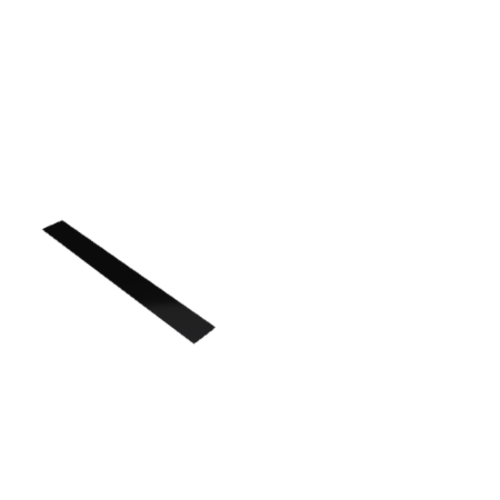 Découpe de Plexiglas Opaque Noir 3mm | 500x500mm