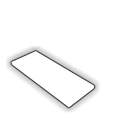 Découpe de Plexiglas Blanc Diffusant 10mm | 91x31mmT