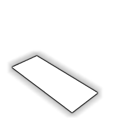 Découpe de Plexiglas Blanc Diffusant 3mm | 99x32.5mm