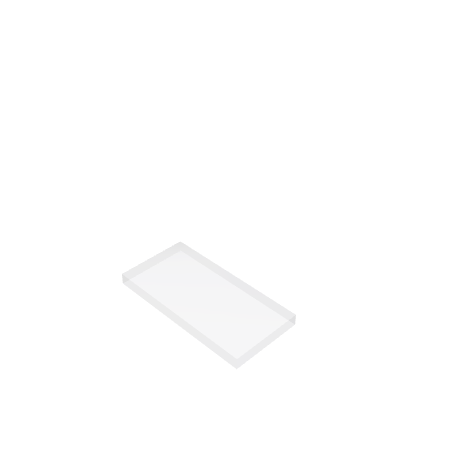 Découpe de Plexiglas Transparent 10mm | 320x700mm