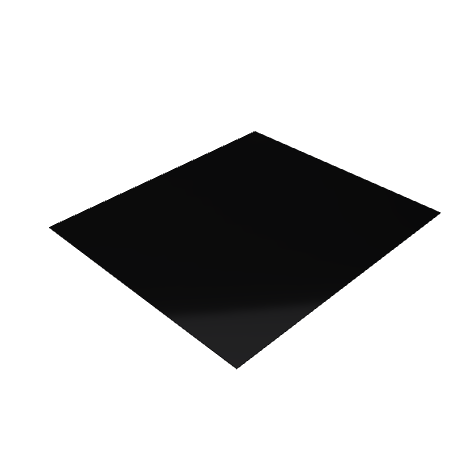 Découpe de Plexiglas Opaque Noir 3mm | 300x350mm | A