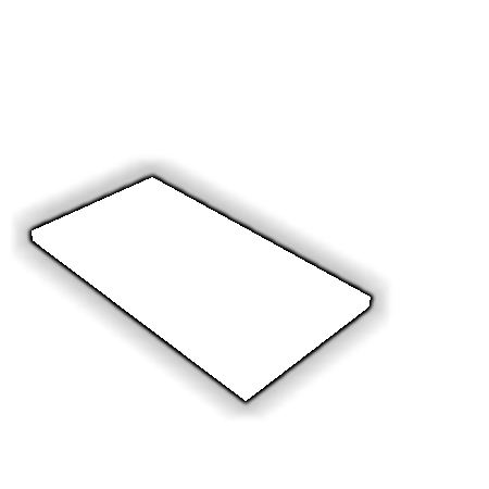 Découpe de Plexiglas Blanc Diffusant 10mm | 91x43mmT