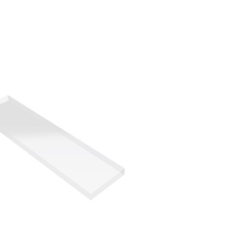 Découpe de Plexiglas Transparent 12mm | 1500x350mm