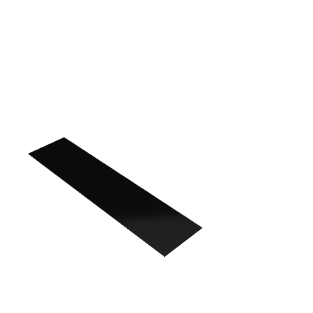 Découpe de Plexiglas Opaque Noir 3mm | 110x40mm | A