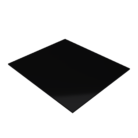 Découpe de Plexiglas Opaque Noir 3mm | 700x620mm