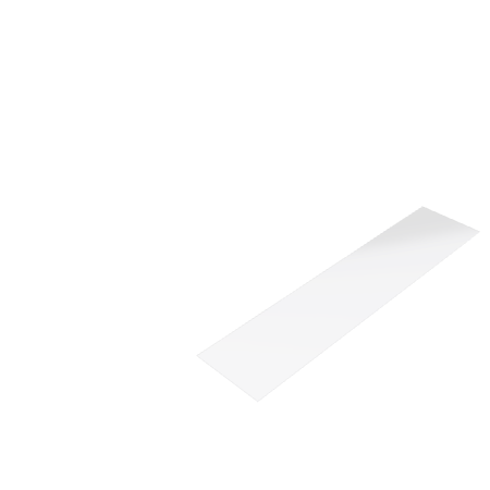 Découpe de Plexiglas Transparent 3mm | 120x600mm