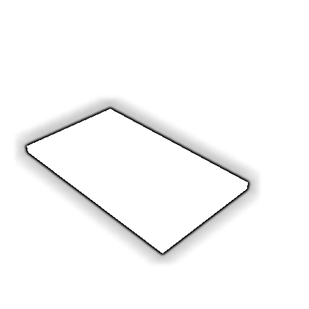 Découpe de Plexiglas Blanc Diffusant 10mm | 91x47.5mm