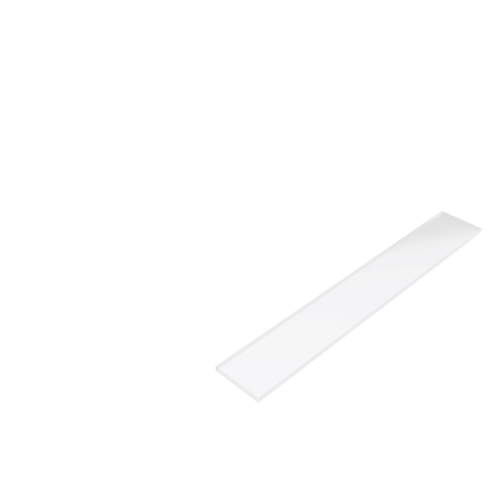 Découpe de Polycarbonate Incassable 4mm | 74x560mmT
