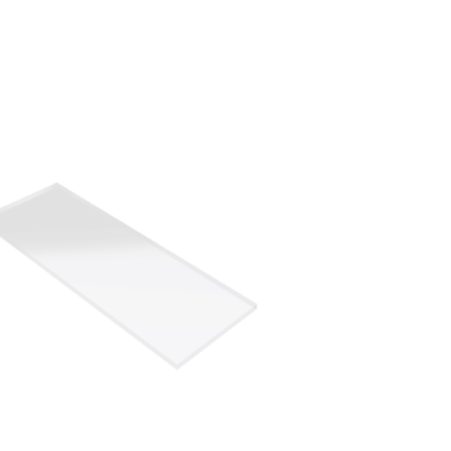 Découpe de Plexiglas Transparent 5mm | 370x115mm | A