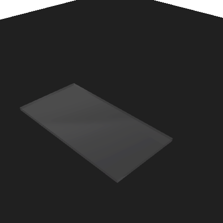 Découpe de Plexiglas Transparent 5mm | 80x37mm