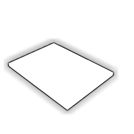 Découpe de Plexiglas Blanc Diffusant 10mm | 91x62mm