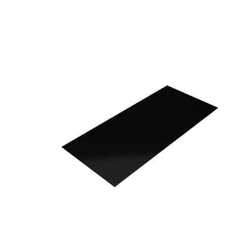 Découpe de Plexiglas Opaque Noir 3mm | 40x97mmT