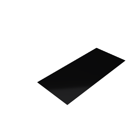 Découpe de Plexiglas Opaque Noir 3mm | 400x970mmT