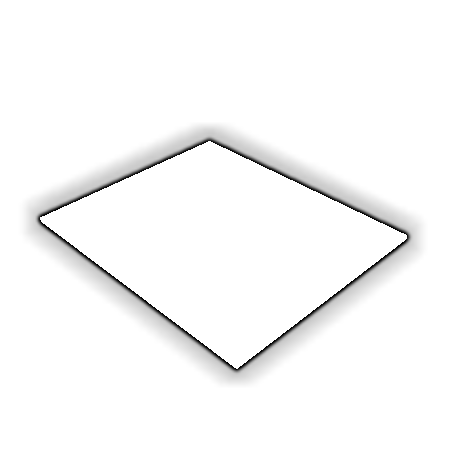 Découpe de Plexiglas Blanc Diffusant 4mm | 46x36mm