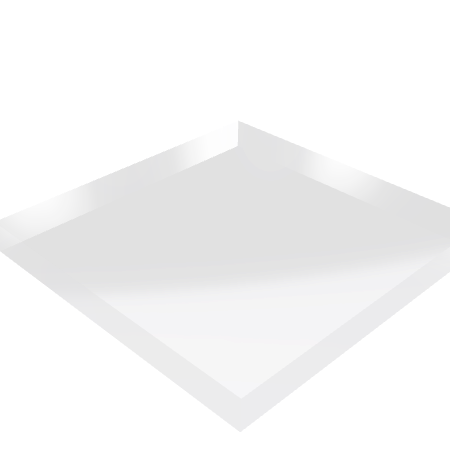 Découpe de Plexiglas Transparent 30mm | 1000x1023mm