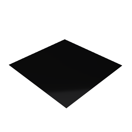 Découpe de Plexiglas Opaque Noir 3mm | 200x200mm