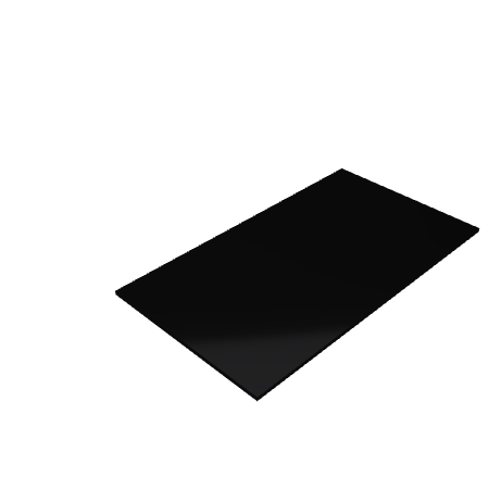 Découpe de Plexiglas Opaque Noir 3mm | 700x1300mmT