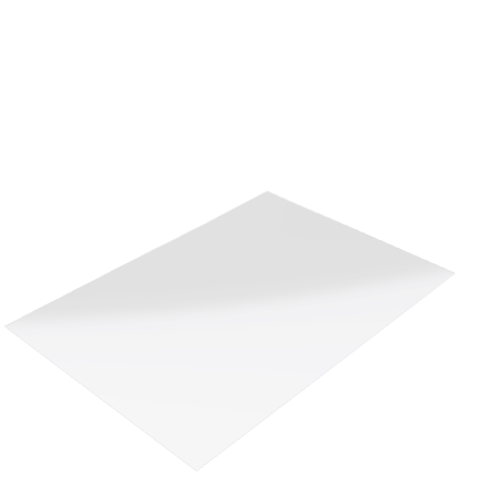 Découpe de Plexiglass Extrudé 2mm | 200x308mm | Trous dans les angles