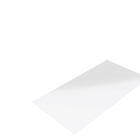 Découpe de Plexiglas Transparent 3mm | 200x418mm