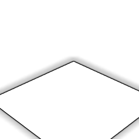 Découpe de Plexiglass Blanc Diffusant 3mm | 200x200mm | Trous dans les angles | Angles arrondis