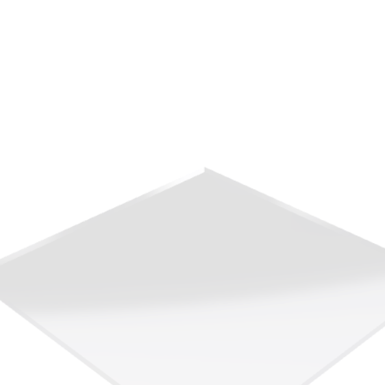 Découpe de Economic Clear Plexiglass (Extruded) 5mm | 200x200mm