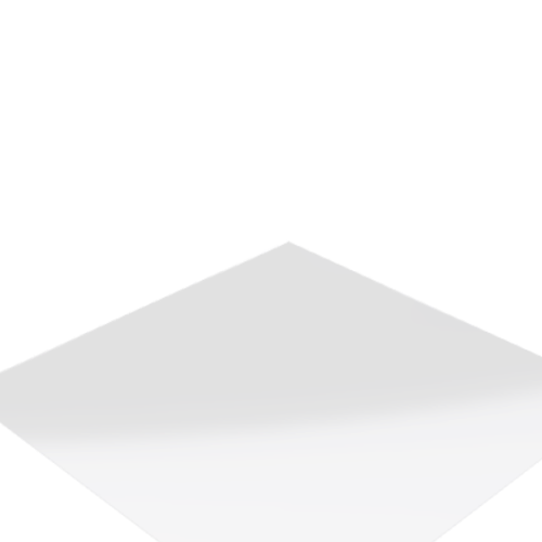 Découpe de Plexiglass Transparent Economique (Extrudé) 3mm | 200x200mm